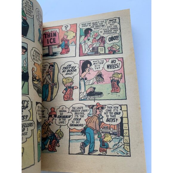 Dennis The Menace Comic Book No.16 "Pocket Full Of Fun!" 1972 Edition By Hank Ke - Picture 11 of 12